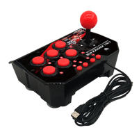 R Arcade Station TURBO เกมคอนโซล4-In-1 USB เกมแบบมีสายจอยสติ๊ก Rocker Fighting Controller สำหรับ PS3สวิทช์ Pc