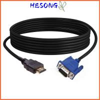 HESONG 1-5m มืออาชีพ 1080P ครับ ขั้วต่อวิดีโอ สายอะแดปเตอร์ AV แสดงผลออก ชายกับชาย HDMI เข้ากันได้กับตัวแปลง VGA