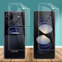 ◑✺ 3PCS Hydrogel film for Vivo X Flip Screen Protector For Vivo X Flip Soft Protective Front Back Protection Not Glass