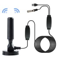 120 Miles 1080P Indoor Digital Antenna Signal Receiver Amplifier Radius Surf Fox Antena HD Aerial Mini DVB-TFM Antenna