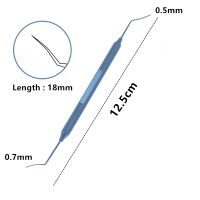 1ชิ้นไทเทเนียม Castroviejo Cyclodialisis ไม้พายจักษุแพทย์เครื่องมือผ่าตัด