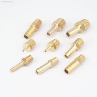 ❒ 1/8 1/4 3/8 NPT Male x 1/8 3/16 1/4 5/16 3/8 Hose Barb Tail Brass Fuel Fittings Connectors Adapters 229 PSI