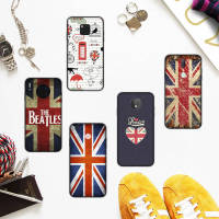 Black เคสโทรศัพท์ หรับ OPPO Reno 7Z 8 4F 5K 2F 6 5F 4 2Z 7 5Z 5 3 4Z Pro Lite Plus Z ซิลิโคน Protected ปก sh-43 British flag pattern