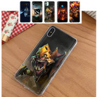 โปร่งใส ซิลิโคน อ่อนนุ่ม เคสโทรศัพท์ หรับ iPhone 13 14 G9 Moto 12 G8 Play Mini SE Power Max Plus Pro TPU ปก TG-280 Game Dota 2