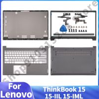 15-IML ใหม่ของแท้สำหรับ Lenovo Thinkbook 15 15-IIL ฝาบนปกหลัง LCD/ฝา/ที่พักเท้าเคสด้านล่าง4ELVALCLV50