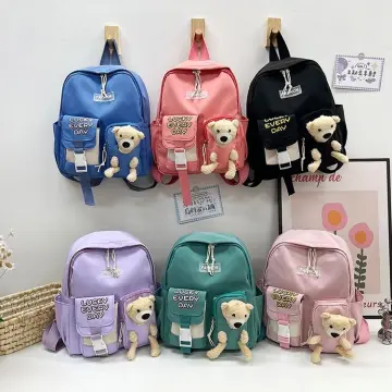 Backpack Cute Bear School College Travel Casual Bag for Kawaii Kids Girls  Women  eBay