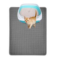 Waterproof Cat Litter Mats Double Layer Clean and Antibacterial EVA Kitten Toilet Clean Car Pad for Indoor and Outdoor