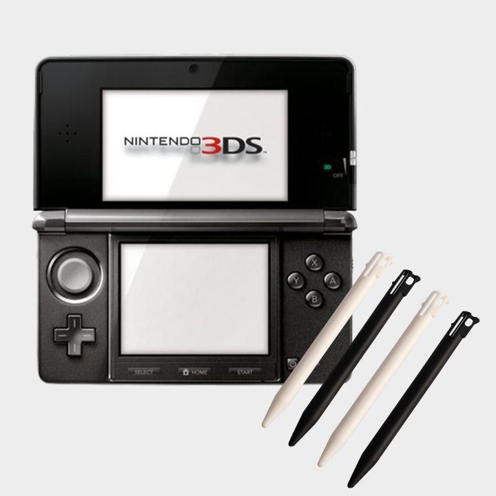 สไตลัสแบบสัมผัส4ชิ้นเข้ากันได้กับ-nintendo-ds-lite-3ds-3ds-xl-3ds-ใหม่-xl-dsi-4-in1-combo-styli-set-pulpen-หลายสี