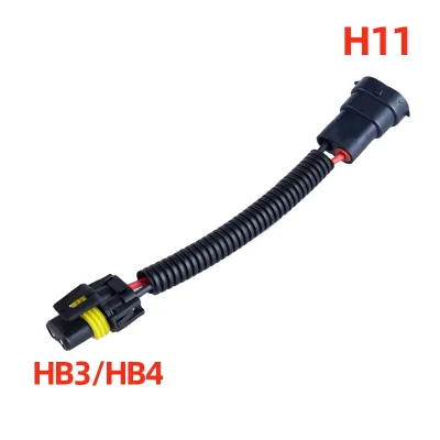 H11 To 9005 HB3 9006 HB4 Conversion Connector Wiring Harness Headlight Fog Light Plug 2.5mm Good Quality Cable Socket Connector