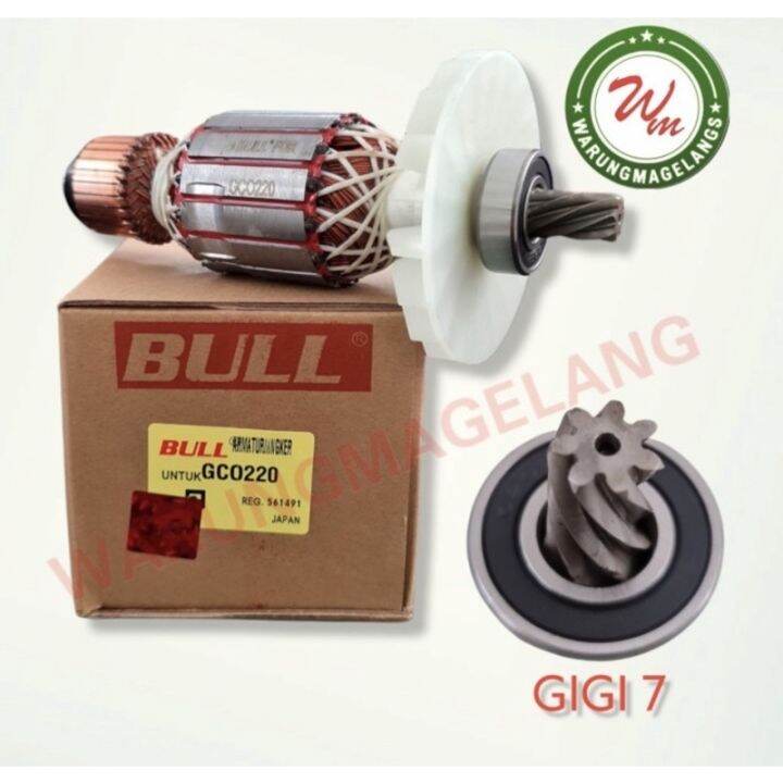 Armature Angker Bull For Mesin Bosch Gco220 Gco 220 Cut Off Rotor