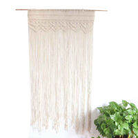 95X180ซม. ประตู Handmade ฉากหลัง Macrame แขวนผนัง Tapestry Home Decor ผ้าม่านผ้าฝ้ายผสมขนาดใหญ่ทอ Art ห้องนั่งเล่น