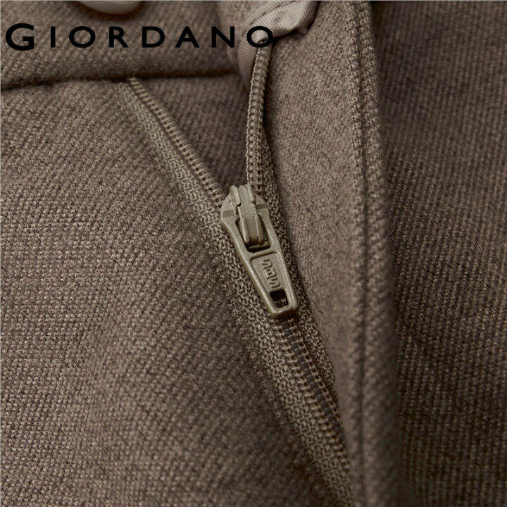 giordano-กางเกงขายาวผู้หญิง-กางเกงแฟชั่นผญ-ลุคทำงาน-free-shipping-18422002