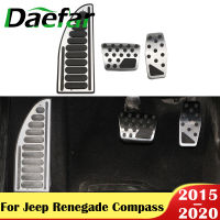 Daefar Pedal Pedal Pemecut Keluli Tahan Karat untuk Kompas 2017 - 2020 Jeep Renegade 2015-2020ที่พักเท้า Brek Gas Meliputi