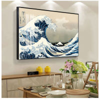 Pictures For Living Room Oriental Home Decor Vintage Japanese Landscape Poster Prints Wave Kanagawa Art Canvas Painting Wall