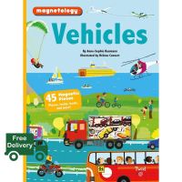 Those who dont believe in magic will never find it. ! Magnetology: Vehicles Hardcover หนังสือEnglish Bookใหม่พร้อมส่ง