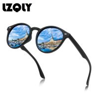 【CW】Fashion Round Polarized Sunglasses Men Women Classic Vintage Black Driving Sun Glasses Circle Oval Designer R Sunglass UV400