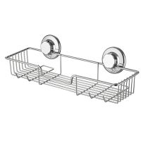 Bathroom Shelf Organizer Stainless Steel Wall Mounted Toilet Shampoo Holder No Drill With Vacuum Suction Cup Shower Storage Rack Bathroom Counter Stor