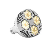 2X E27 Plant Lamp Light Bulb 35W LED Plant Grow Light Full Spectrum Warm White Light for Indoor Garden Greenhouse