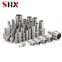 ۩▨ Stainless Steel Male BSP 1/8 1/2 1/4 3/4 Thread Pipe Fitting Barb Hose Tail Connector 6mm To 25mm Tools Accessory 8mm 10mm