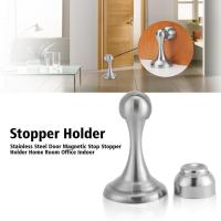 Door Stopper Stainless Steel Door Magnetic Stop Stopper Holder Catch For Home Room Office Indoor Door Hardware Locks