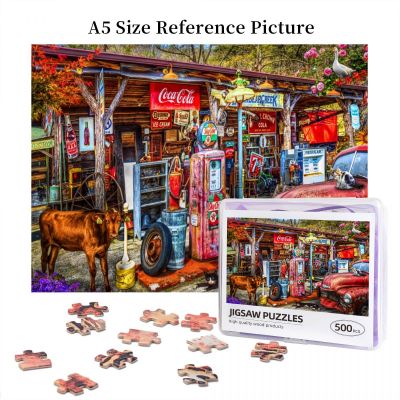 On The Back Roads In The Country Wooden Jigsaw Puzzle 500 Pieces Educational Toy Painting Art Decor Decompression toys 500pcs