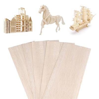 5Pcs Balsa Wood Sheets Ply Blank Unfinished Wood Board Rectangle Wooden Slices DIY Carving Artboard Wood DIY Craft Accessories Artificial Flowers  Pla