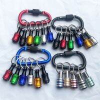 【cw】 3/5/6Pcs 1/4inch Shank Screwdriver Bits Holder Extension Bar Screw Release Keychain ！