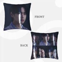 (All in stock, double-sided printing)    Kpop Pillow Case Kpop Velvet Pillow Case AB02 Square Pillow Case 30X30cm 40X40cm 45X45cm 50X50cm 55X55cm 60x60cm   (Free personalized design, please contact the seller if needed)