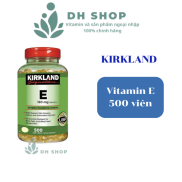 Viên uống bổ sung Vitamin E 400 I.U Kirkland 500 Viên - DH Shop