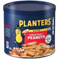 PLANTERS Salted Cocktail Peanuts แพนเตอร์ ถั่วลิสงคั่ว คลุกเกลือ 340g. (12 oz)