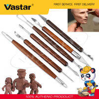 Vastar 6Pcs Clay Sculpting Wax อุปกรณ์แกะสลักหน้ากาก DIY Shapers Polymer Modeling ของขวัญ