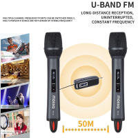 Professional UHF WIRELESS MICROPHONE  TX-12 ไมค์คู่แบบมือถือ ไมโครโฟนแสดงบนเวทีอย่างมืออาชีพ ไมโครโฟนมืออาชีพ