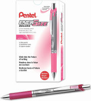 Pentel EnerGize Mechanical Pencil (0.7mm) Pink Accents, Box of 12 (PL77P)