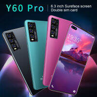 สมาร์ทโฟนหน้าจอใหญ่ Y60 Pro 12GB + 512GB,หน้าจอ6.3นิ้ว