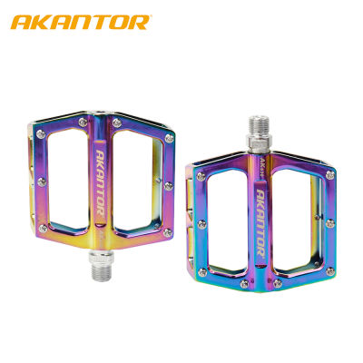 MTB Bike Pedals Ultralight Aluminum Alloy Colorful Sealed Bearing Mountain Bicycle Anti-slip Pedal Parts Road Bike Accessories