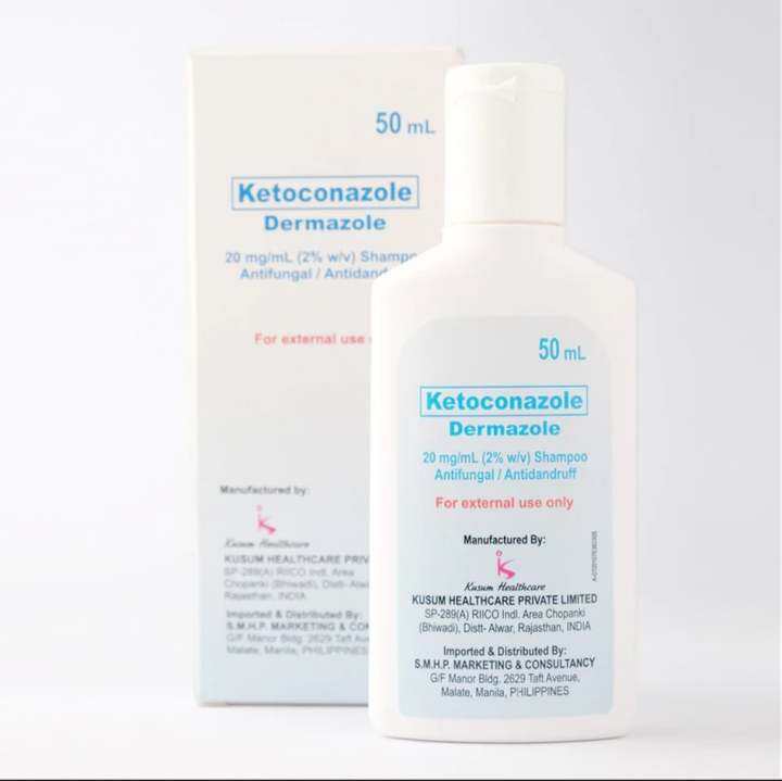 DERMAZOLE Ketoconazole 20mg/ml (2w/v) Shampoo 50ml * ANTIFUNGAL