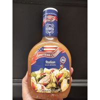 Sale Promotion ลองแล้วจะติดใจ? American Italian Salad Dressing น้ำสลัด สไตล์อิตาเลี่ยน  อเมริกัน คลาสสิค 473ml. ราคาถูกใจ