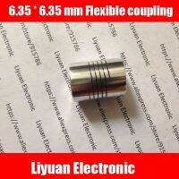 【☊HOT☊】 Qildns Thsd store 6.35*6.35 Coupling ยืดหยุ่น/Encoder Coupling/ชุดต่อประกบมอเตอร์ D19 * L25