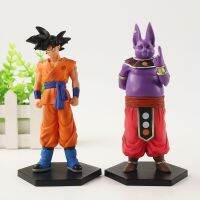 【SALE】 tangticarans1972 2ชิ้น/เซ็ตอะนิเมะมังกร17เซนติเมตร Son Goku เทพเจ้าแห่งการทำลายล้าง Champa รูปแบบรูปแบบตุ๊กตาเครื่องประดับของเล่นของขวัญ