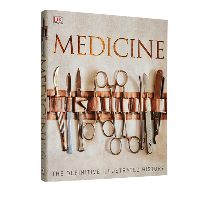 dk-medical-development-history-english-original-medicine-the-defined-illustrated-history-illustrated-medical-encyclopedia-illustrated-atlas-hardcover-english-book
