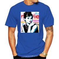 【New】TSHIRTฝ้ายเสื้อยืดแขนสั้นลําลอง พิมพ์ลาย Audrey Hepburn movie star super ars สไตล์ฮาราจูกุ แฟชั่นคลาสสิก สําหรับผู้ชาย 6