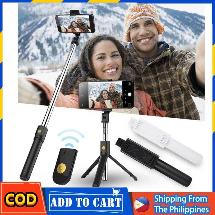 K07 Selfie Stick Tripod Extendable Bluetooth Monopad Selfie Stick with