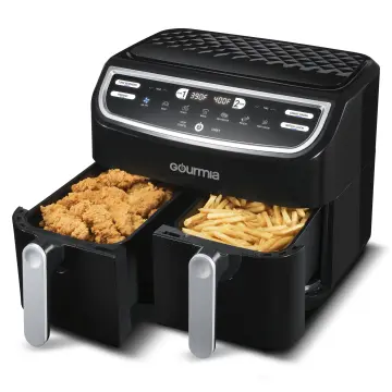 Gourmia 4 Qt Digital Air Fryer with Guided Cooking, Black GAF486