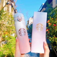 Starbuck Official Store Starbuck ถ้วยเด้งติดทนนาน Starbuck,กระติกน้ำร้อนสแตนเลสแบบพกพาแก้วกาแฟนักเรียนชายและหญิงคู่ถ้วยน้ำ Starbuck แก้ว Starbuck 2022
