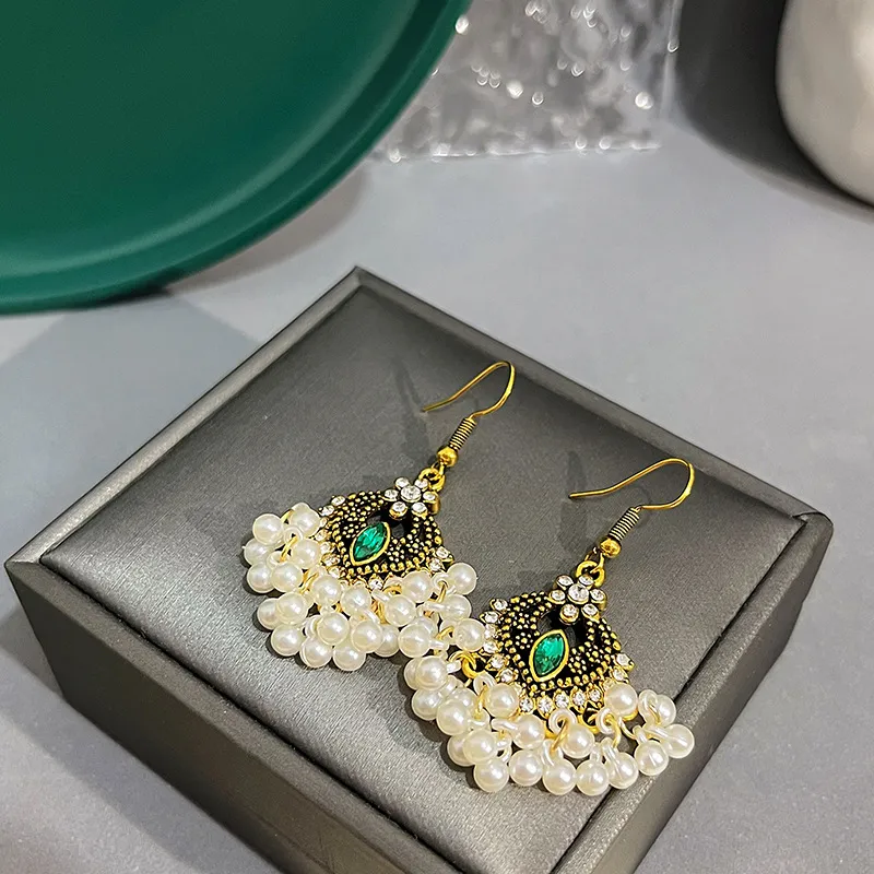Jbjd Handmade Leaf Earrings Jewelry Old Style Classic Earrings For Gift -  Dangle Earrings - AliExpress