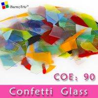 4 Bags Of 28 Gram COE 90 Confetti Glass Pure And Mixed Color Lampwork Glass Creative Hot melt Handmade Melting fusible Glass