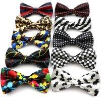 Mens Classic Adult Bowtie Plaid Striped Red Black Shirts Bow Tie New Design For Party Dinner Wedding Bowknot Cravat Accessories