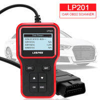 LP201สากลจอแสดงผลดิจิตอล OBD 2สแกนเนอร์เครื่องอ่านรหัส OBD2อุปกรณ์รถยนต์ Plug And Play เครื่องมือวิเคราะห์รถยนต์