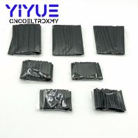 ][= 127Pcs/Lot 2:1 Polyolefin Heat Shrink Tubing Tube Sleeving Wire Electrical Insulation Cable Kit 8 Sizes 2-13Mm Black