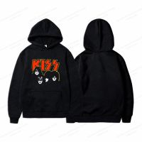 Kiss Hoodies Men Fashion Coat Kiss Band Hoodie Hip Hop Hoody Sweatshirt Coat Rapper Tracksuit Rock Band Sweat Unisex Size XS-4XL